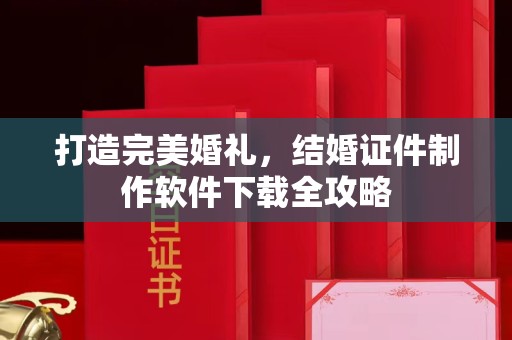 长治打造完美婚礼，结婚证件制作软件下载全攻略